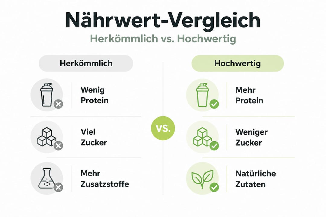 Übersicht: Nährwertanalyse von Fertiggerichten – Wie schneiden verschiedene Produkte im Vergleich ab?