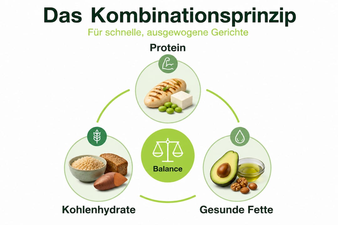 Übersicht: So kombinierst du Makronährstoffe für schnelle, ausgewogene Mahlzeiten