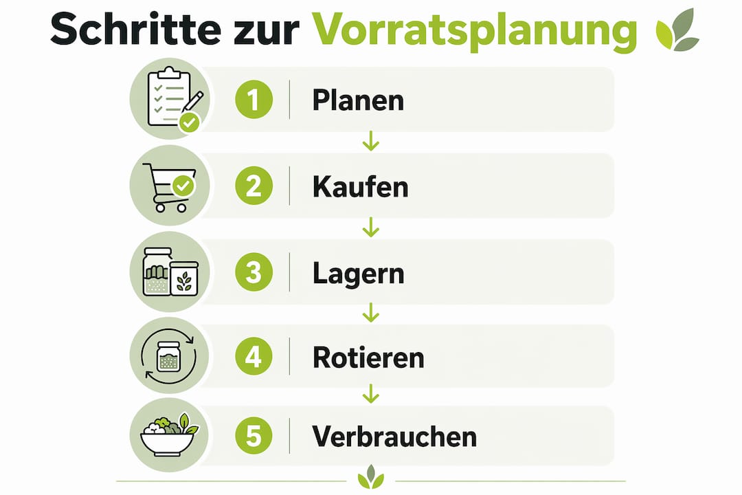 Übersicht: Schritt-für-Schritt-Anleitung zur effektiven Vorratsplanung