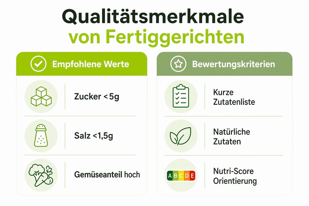 Übersicht: Worauf es bei Fertiggerichten wirklich ankommt – die wichtigsten Qualitätskriterien im Vergleich