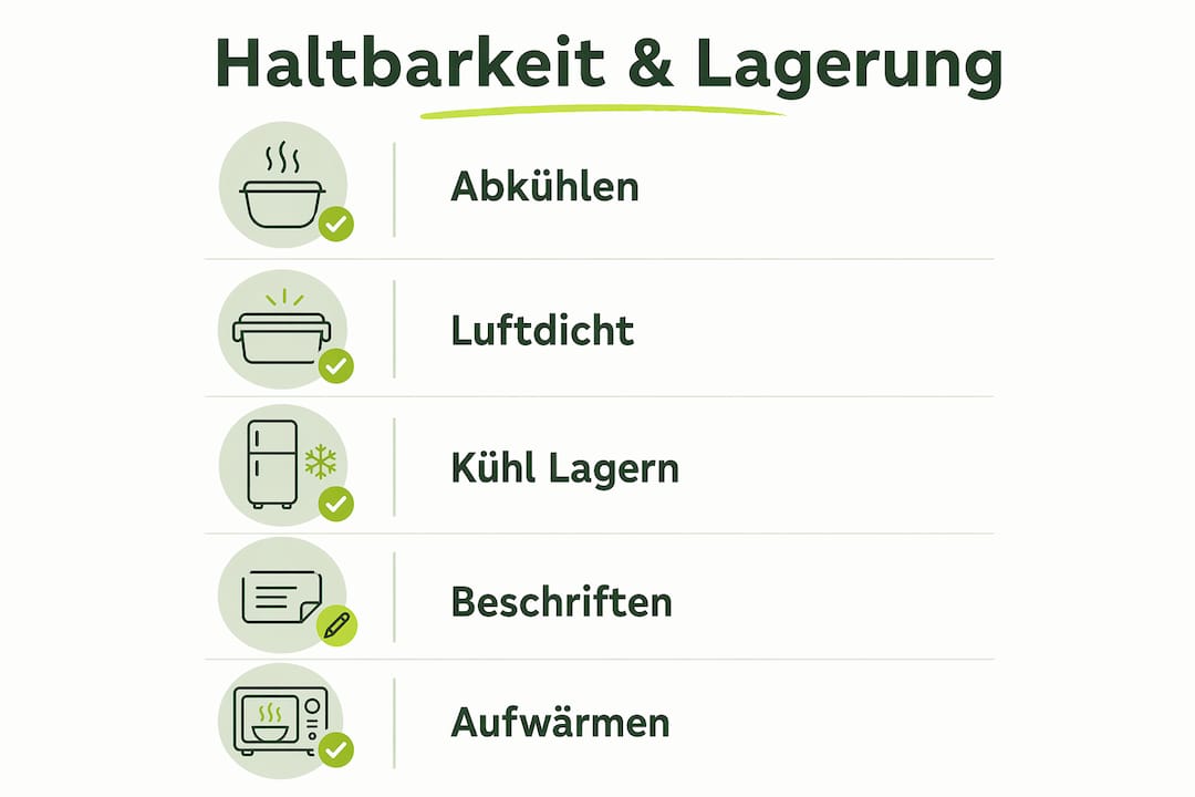 So behalten Ihre Lebensmittel ihre Frische: Tipps zur richtigen Lagerung und Haltbarkeit