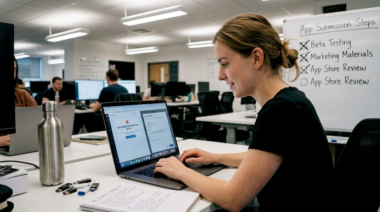 QA analyst responding to screenshot rejection email