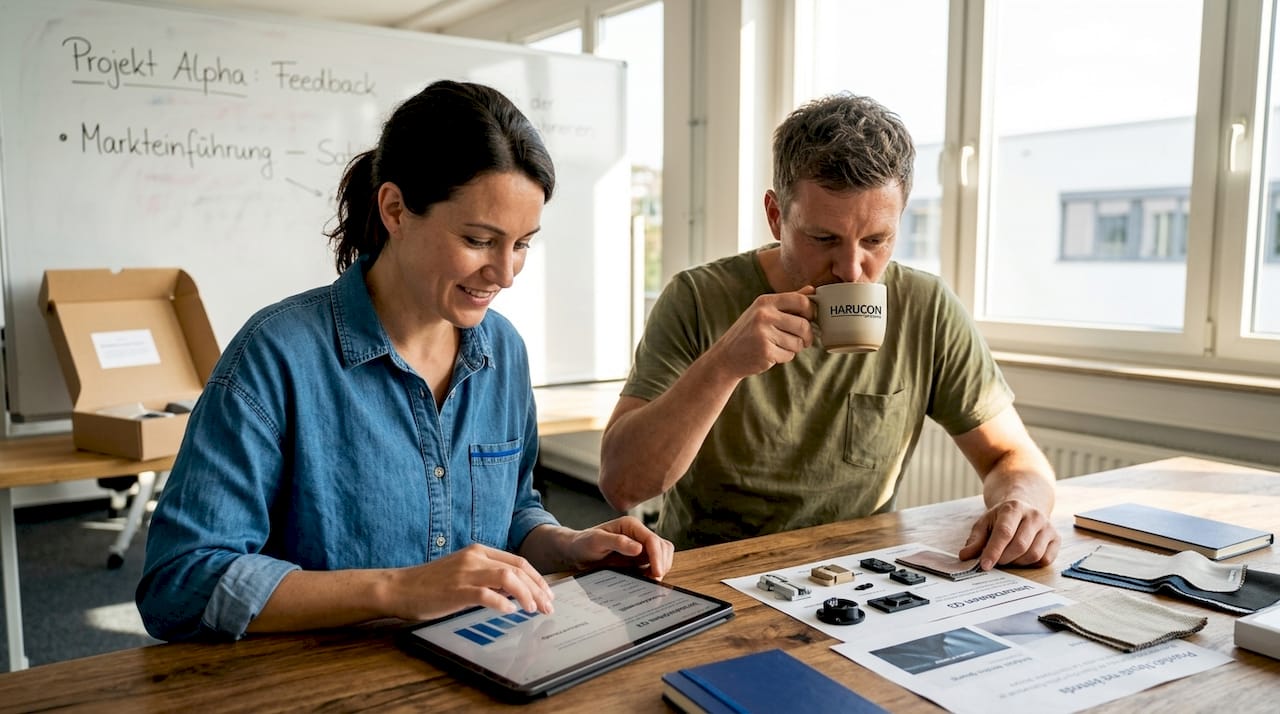 Das E-Commerce-Team analysiert regelmäßig die Verkaufszahlen und prüft das Sortiment auf Optimierungsmöglichkeiten.
