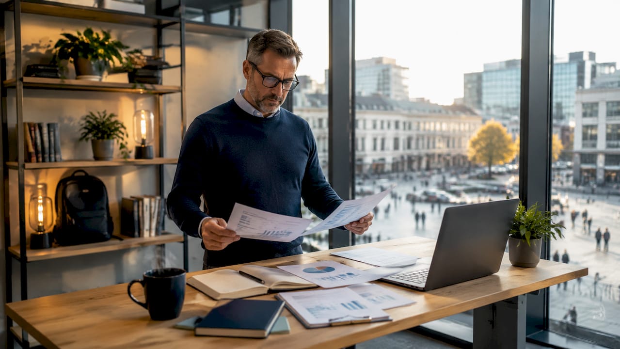 Als E-Commerce-Analyst prüfe ich die Finanzkennzahlen und werte sie aus.