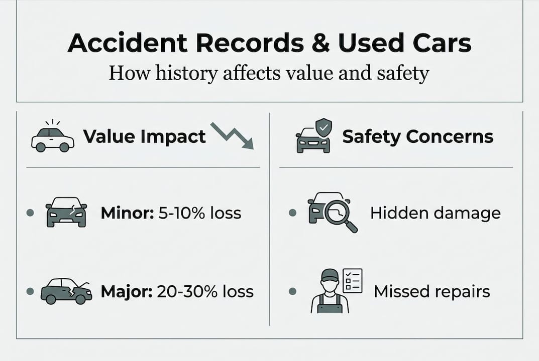 Infographic on accident records’ impact