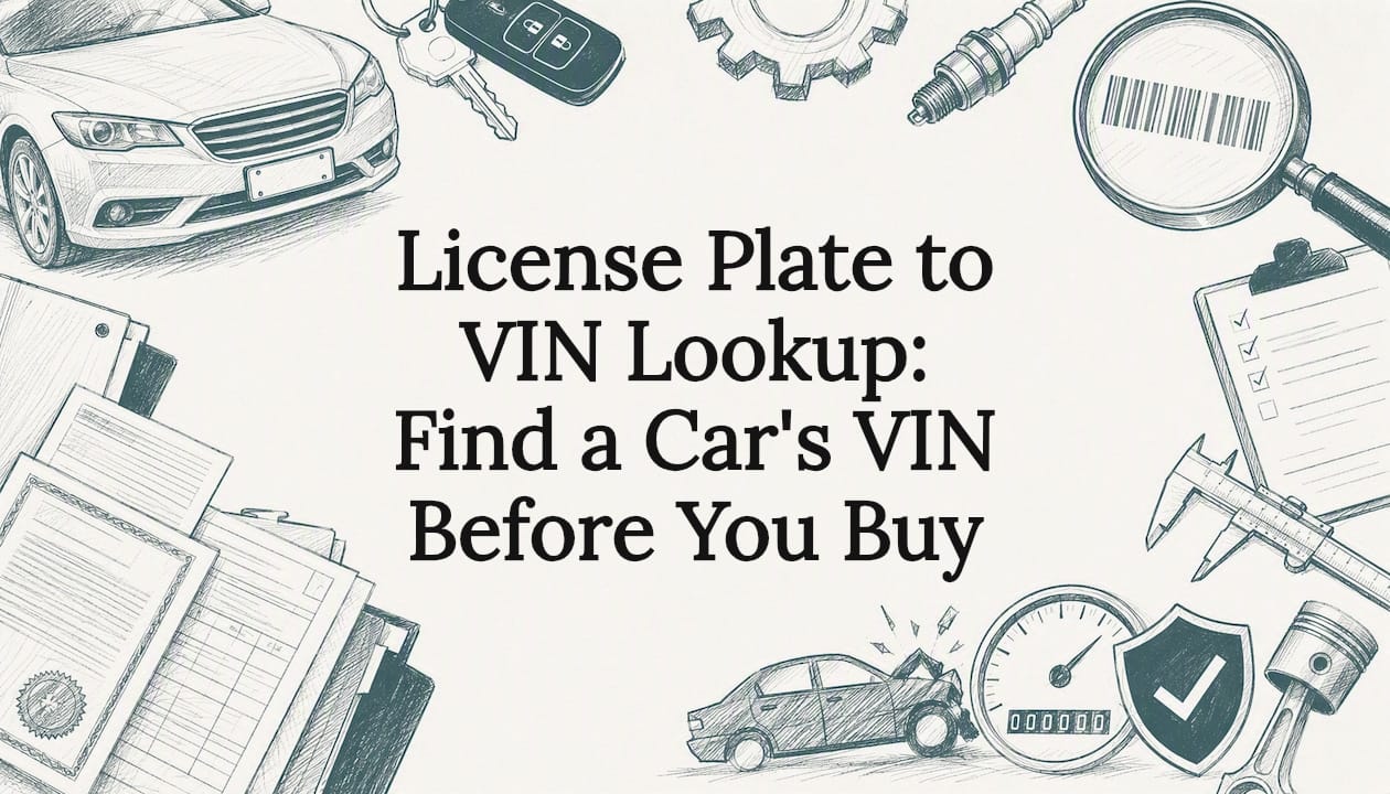 License Plate to VIN Lookup: Find a Car's VIN Before You Buy