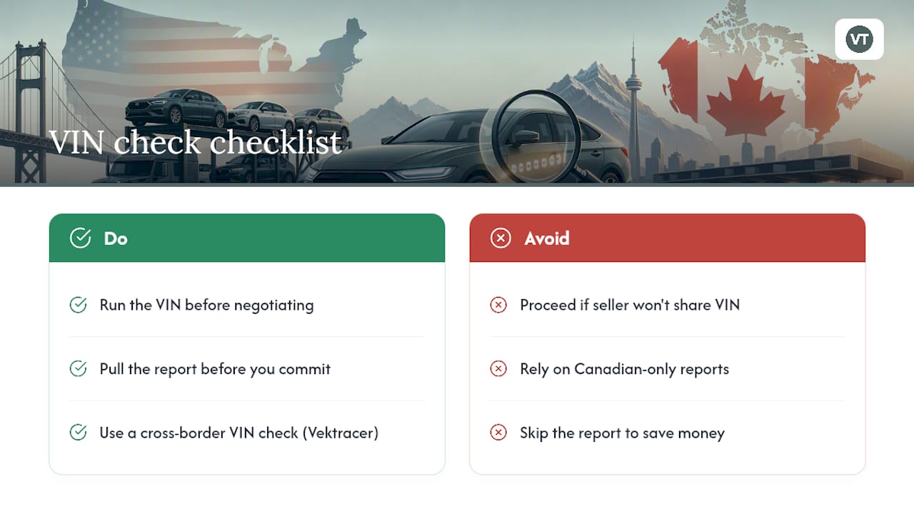 Why a VIN check belongs at the top of your import checklist — overview diagram