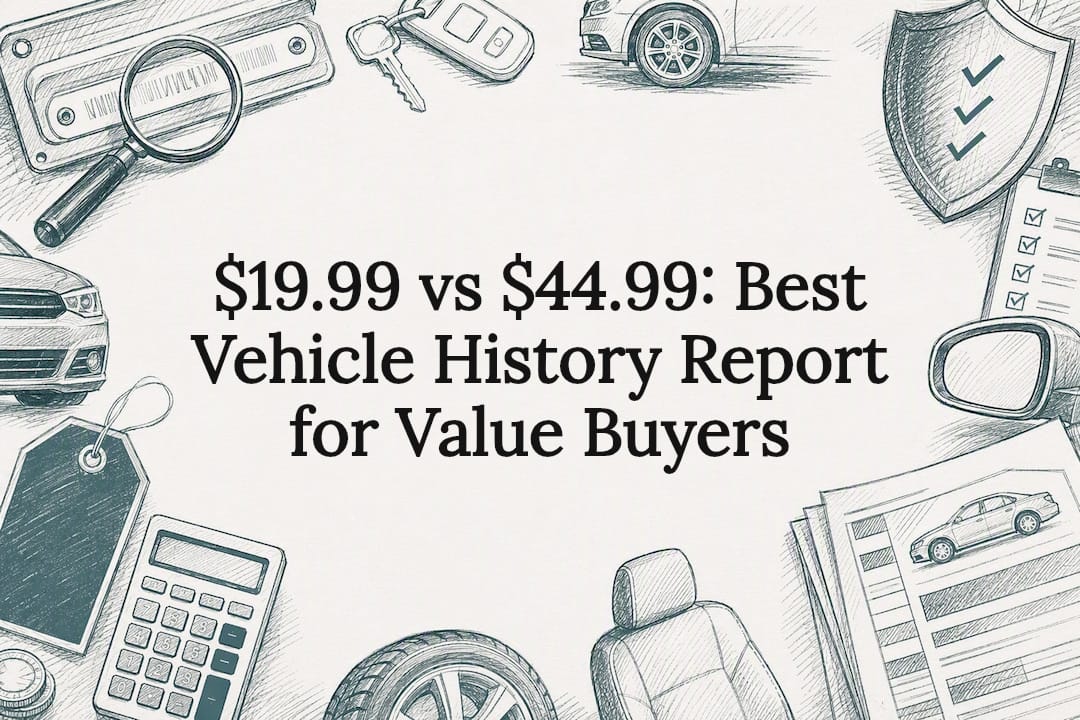 $19.99 vs $44.99: Best Vehicle History Report for Value Buyers