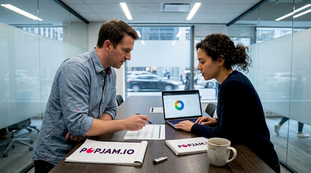 Team compares marketing data sources together