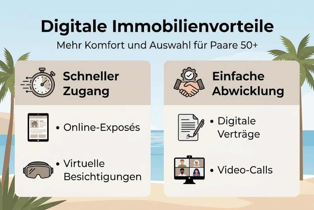 Infografik: Wie Paare ab 50 von digitalen Immobilienlösungen profitieren