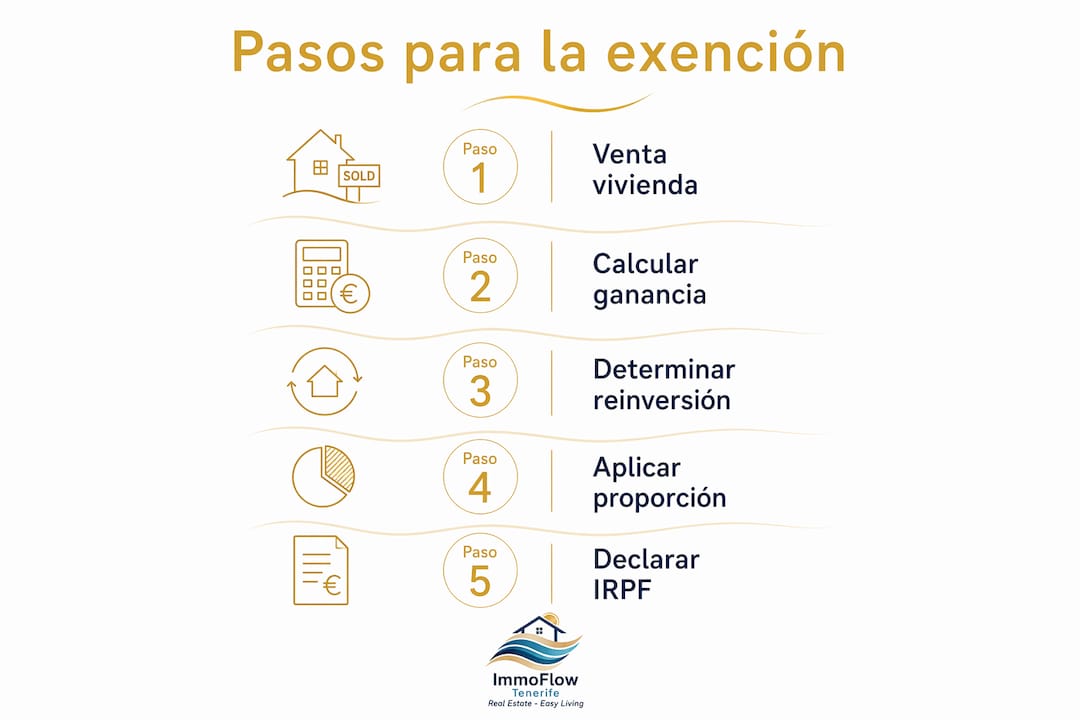 Infografía: ¿Cómo calcular la exención por reinversión parcial paso a paso?