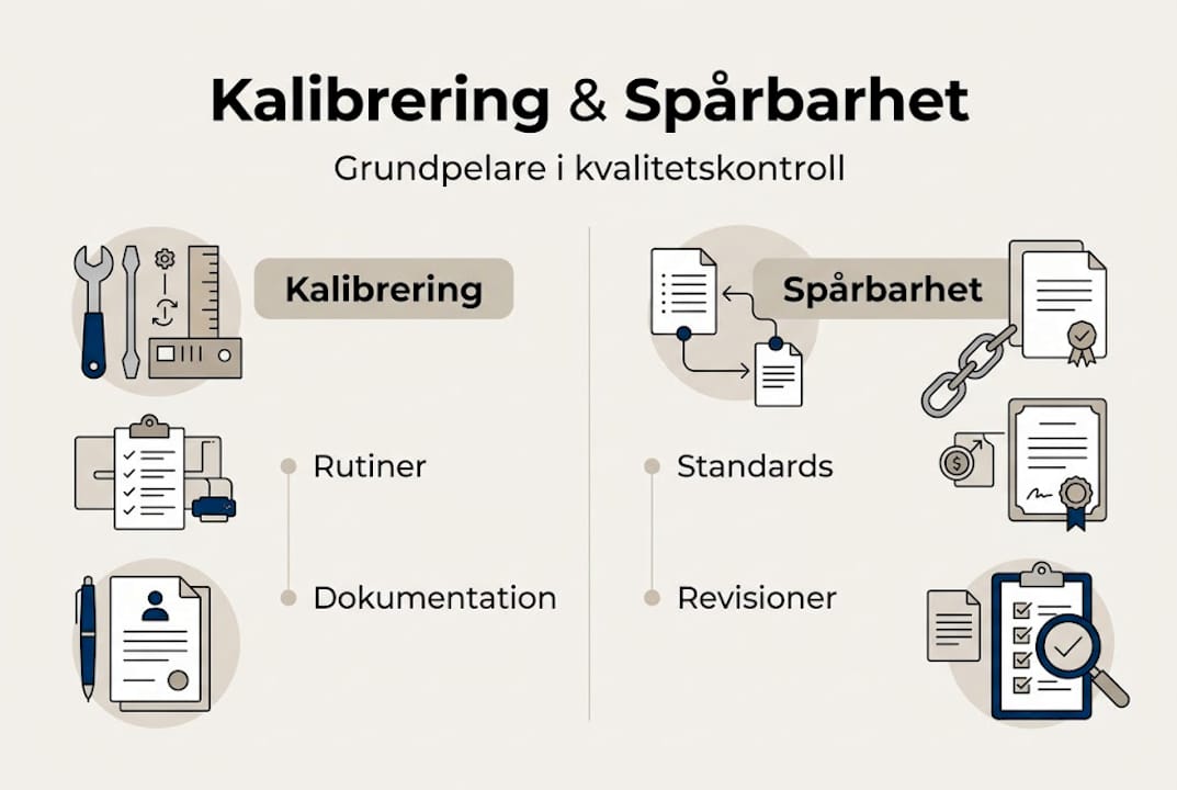 Illustration: Så säkerställer industrin noggrannhet och spårbarhet med kalibrering