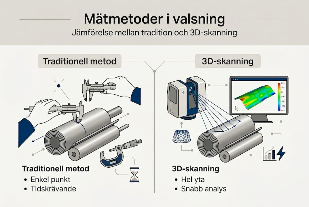 Den här infografiken jämför olika sätt att mäta och tydliggör skillnaderna mellan metoderna.