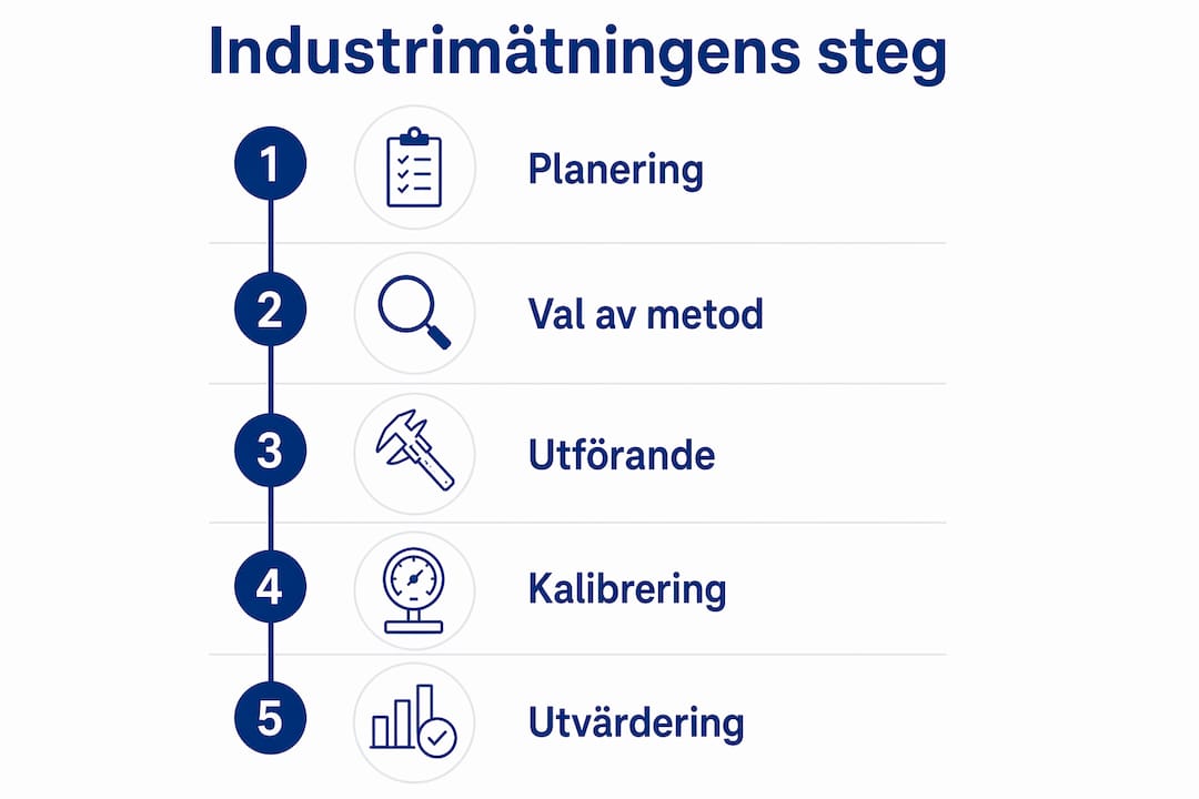 Så här går industrimätning till – en översikt i infografik