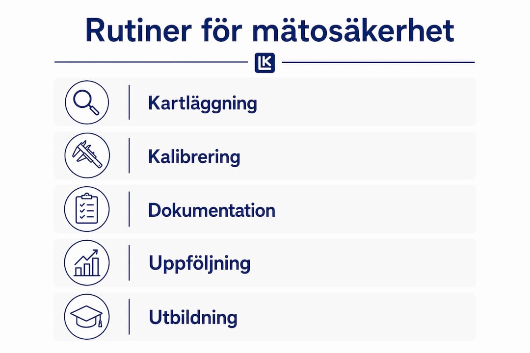 Illustration: Så här säkerställer du mätresultat – 5 viktiga steg för att minska osäkerheten