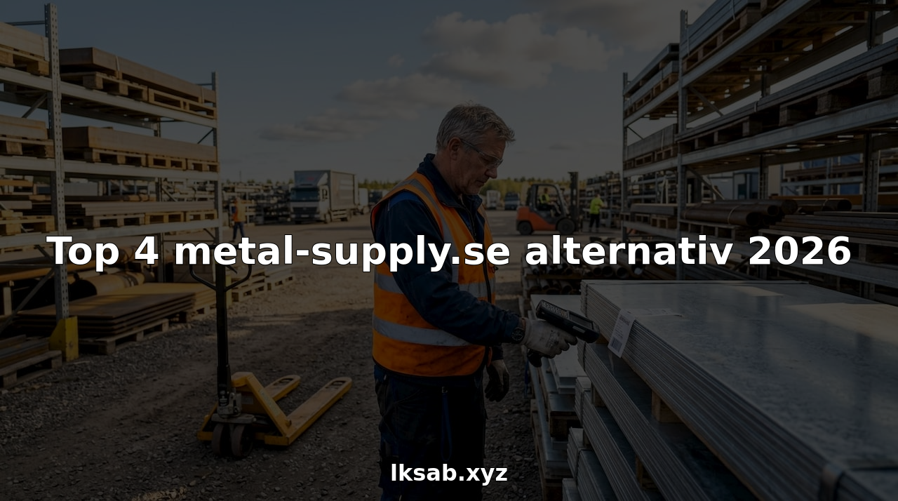 Lagerchefen går igenom lagret av metaller och kontrollerar att allt är i ordning.
