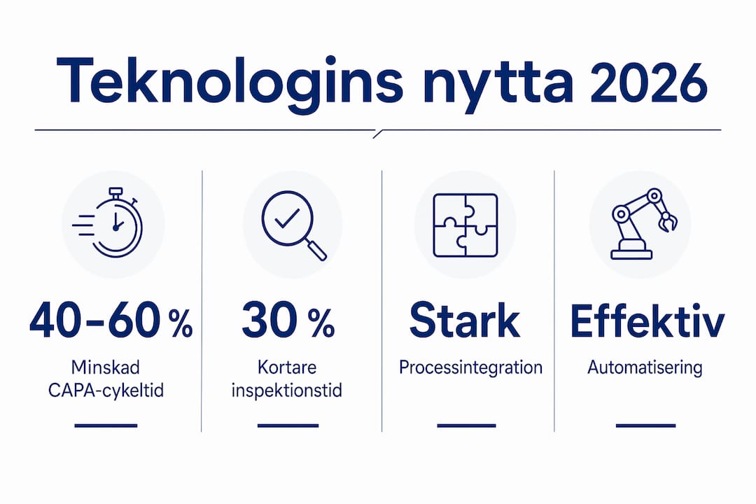 Så påverkar ny teknik kvalitetskontrollen – en översikt för 2026