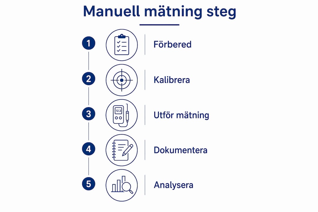 Guide i bildform: Så här mäter du manuellt, steg för steg