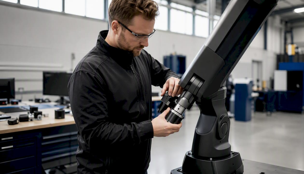 Ingenjör anpassar och uppgraderar 3D-skanningsarm för modern användning