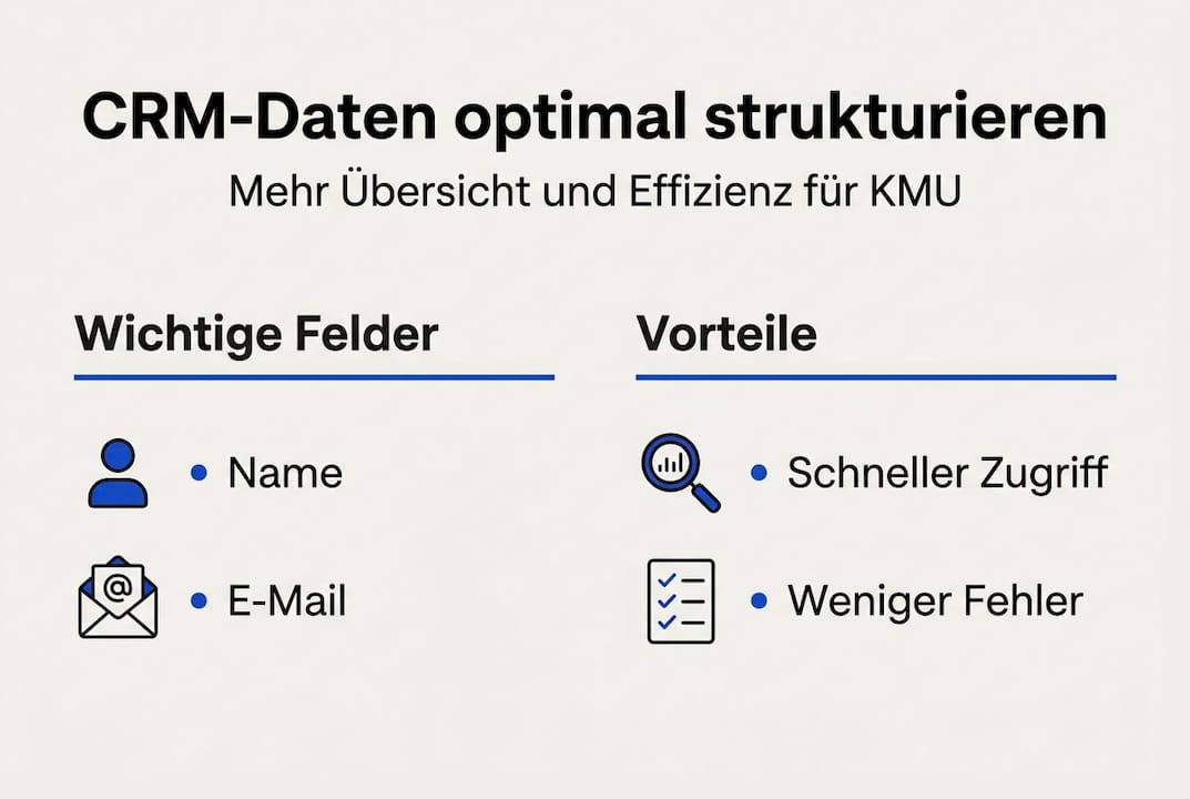 So gestalten Sie Ihre CRM-Datenstruktur optimal: Eine anschauliche Übersicht