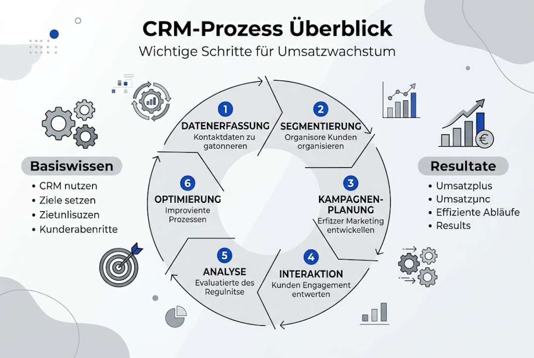 Übersicht: So läuft der CRM-Prozess ab und welche Erfolge Sie erwarten können