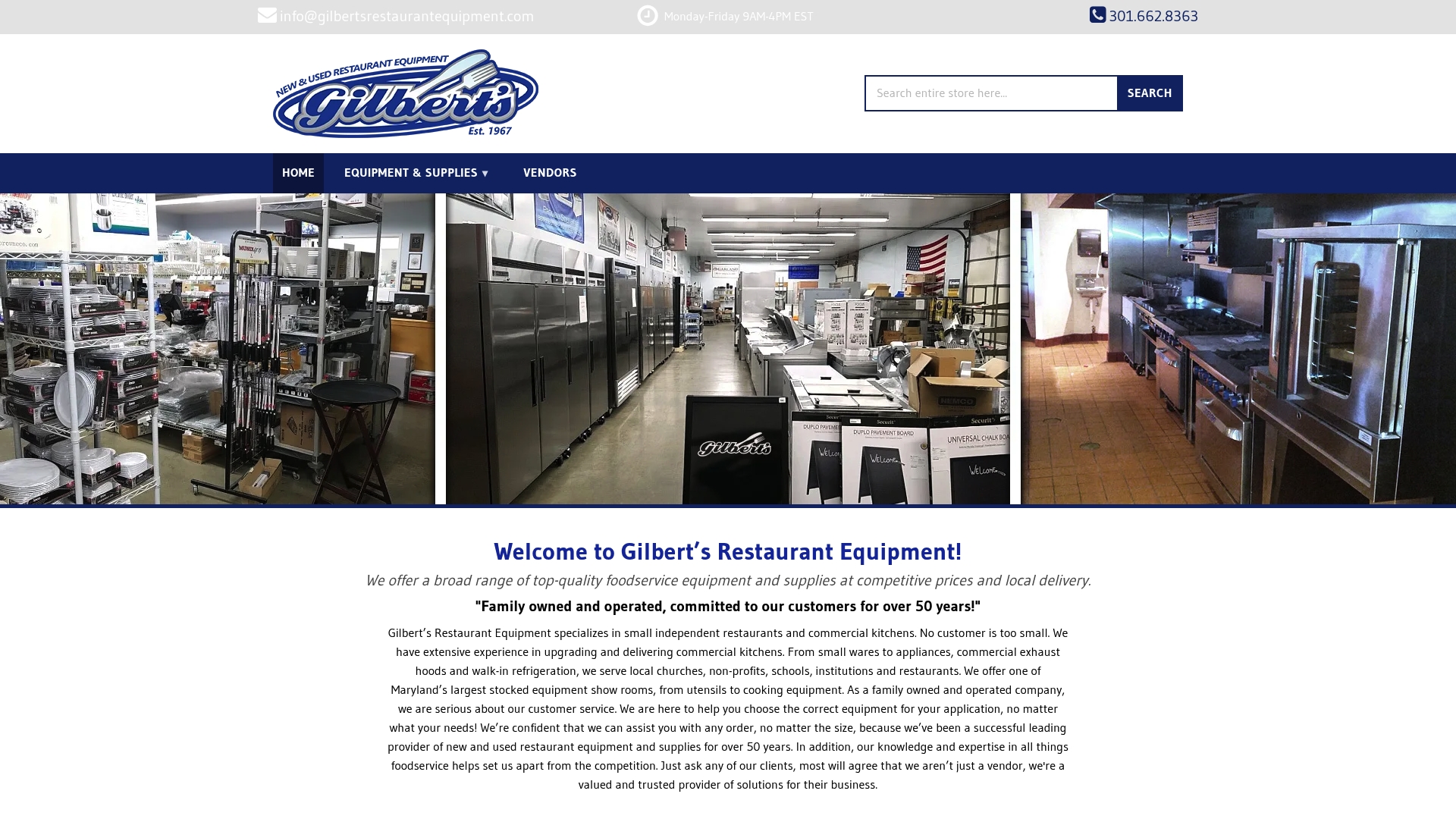 https://gilbertsrestaurantequipment.com