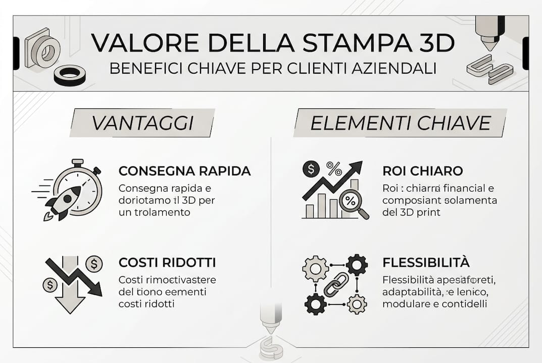 Infografica: scopri tutti i vantaggi della stampa 3D per le aziende