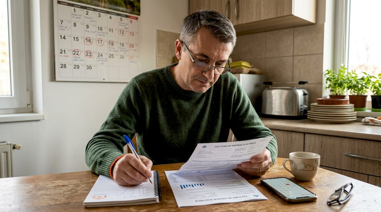 Proprietarul analizează câtă energie consumă în locuință