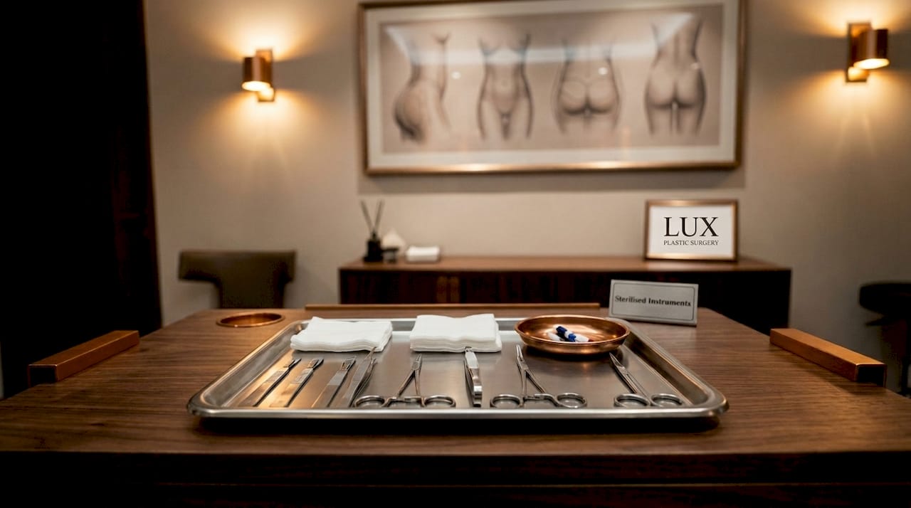 Surgical instruments prepared for body contouring surgery
