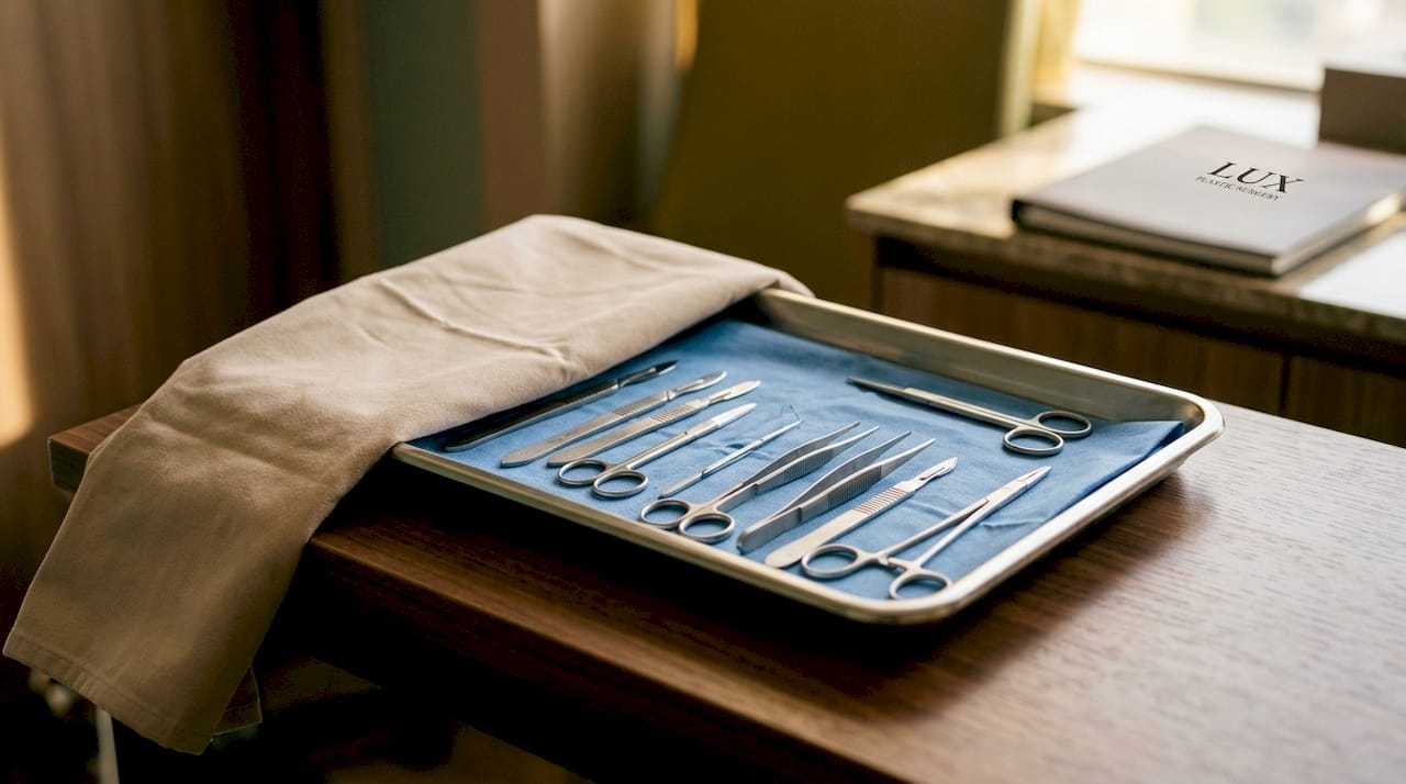 Surgical instruments for labiaplasty procedure