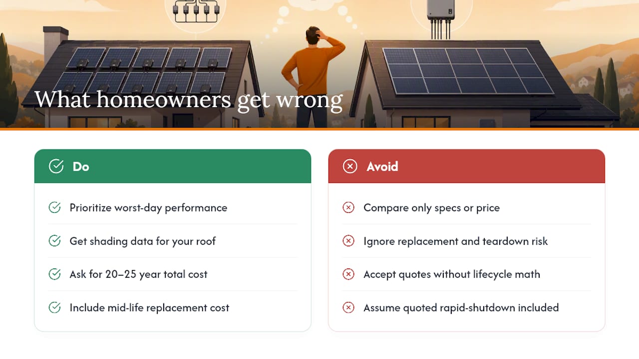 What Homeowners Get Wrong About This Decision — overview diagram