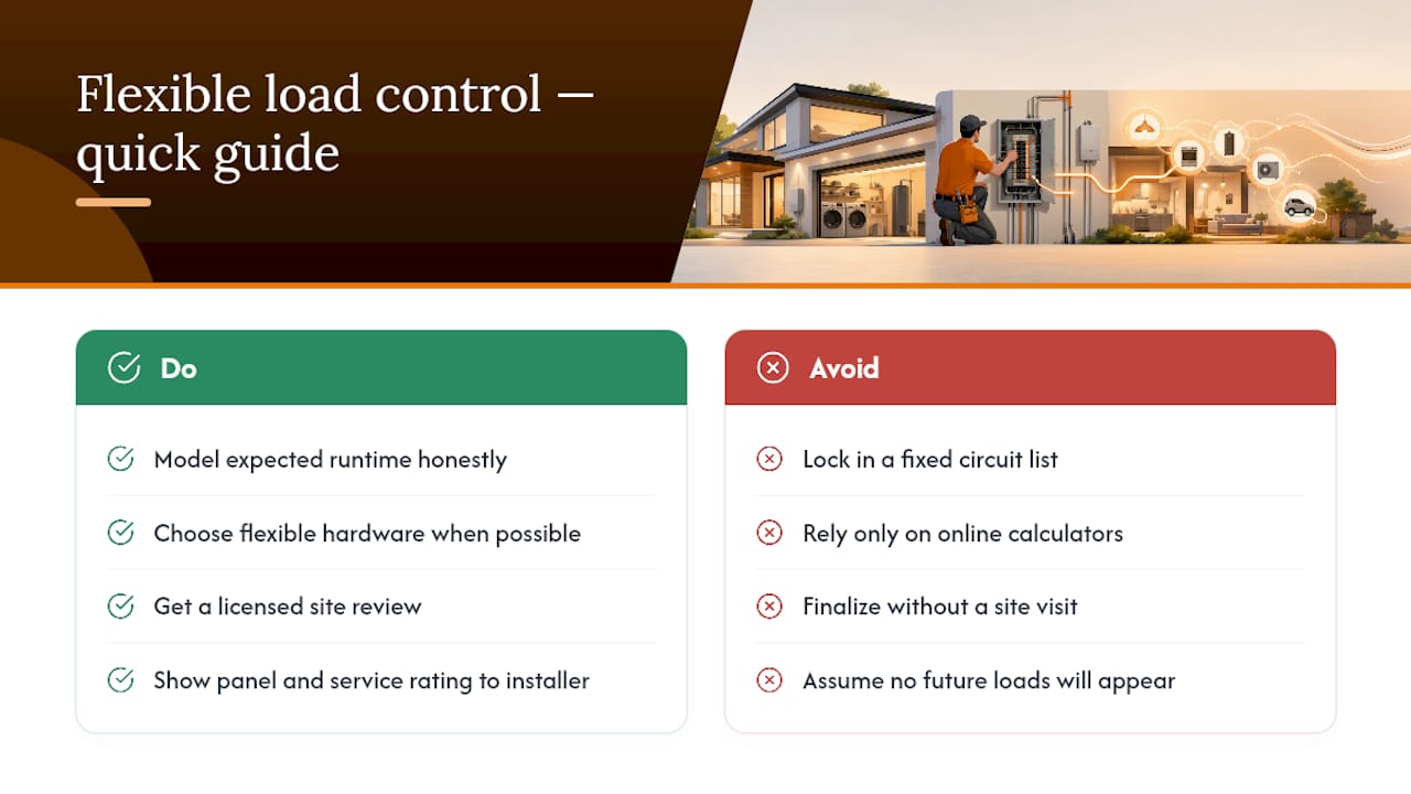 Why Flexible Load Control Is Becoming the Smarter Default — overview diagram