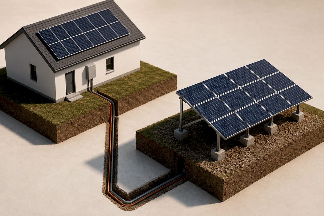 Illustrated roof and ground installation cost drivers