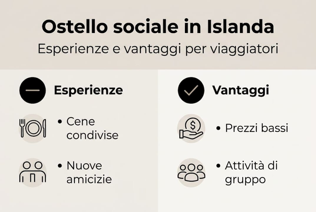Infografica: scopri i vantaggi e le esperienze uniche offerte dagli ostelli sociali