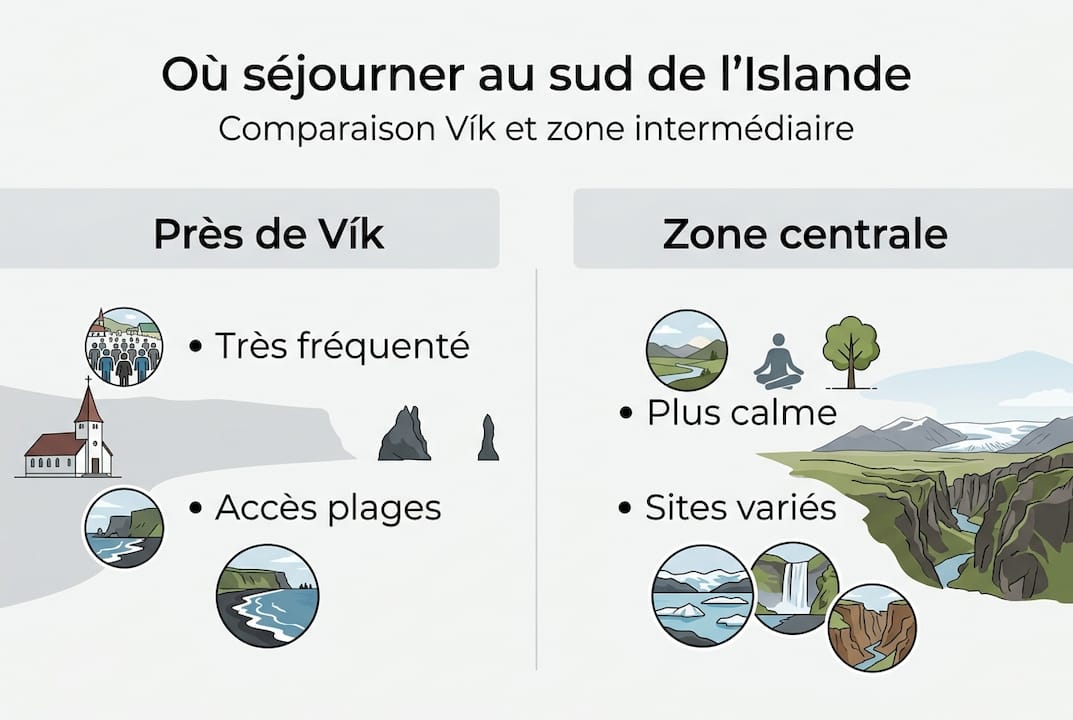 Tour d’horizon visuel des meilleurs points de chute pour explorer le sud de l’Islande