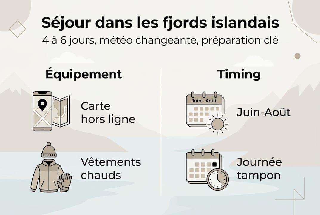Infographie : tout ce qu’il faut savoir pour préparer un séjour dans les fjords islandais