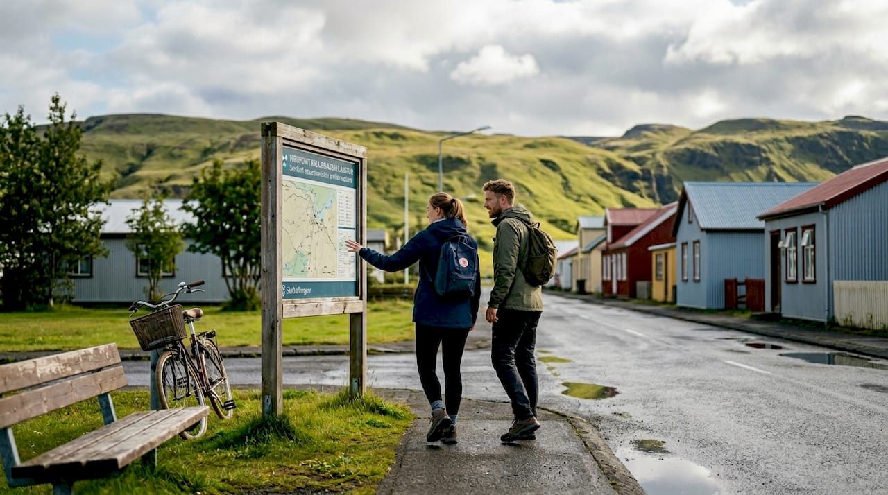 Passeggiando tra le vie del villaggio di Kirkjubæjarklaustur, i viaggiatori si lasciano affascinare dall’atmosfera tranquilla e dai paesaggi mozzafiato che li circondano.