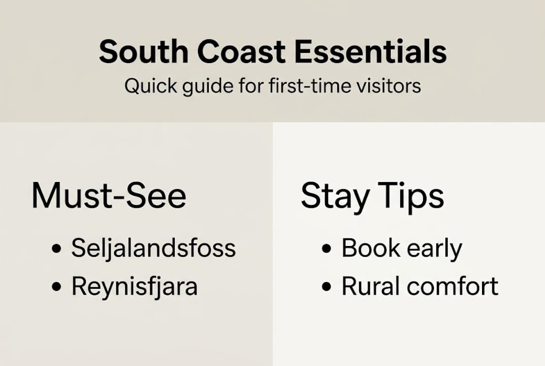 Infographic with must-see sites and stay tips