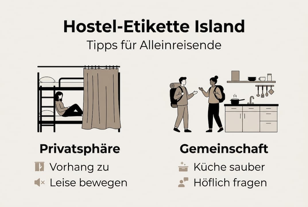 Infografik: Die wichtigsten Benimmregeln für Alleinreisende im Hostel