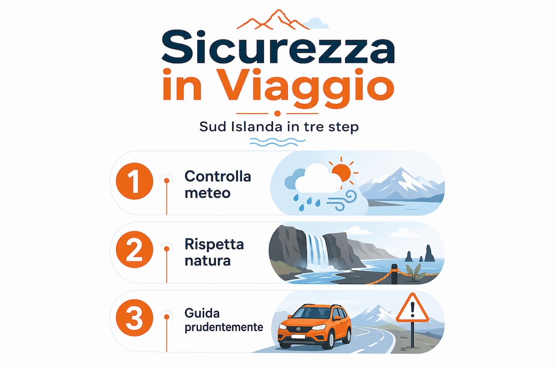 Guida pratica: come viaggiare in sicurezza nel Sud dell’Islanda in tre semplici mosse