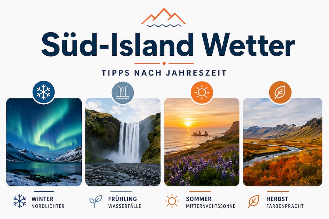 Übersicht der Jahreszeiten in Island mit Tipps für die beste Reisezeit