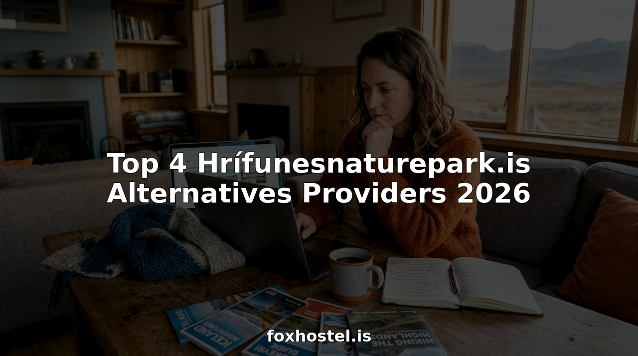 Travel writer comparing alternative nature park providers