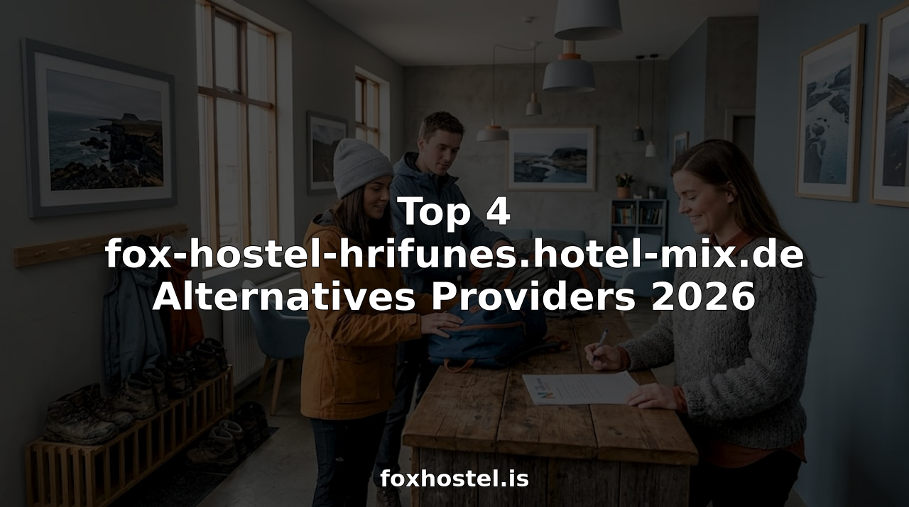 Travelers arriving at Iceland hostel check-in desk