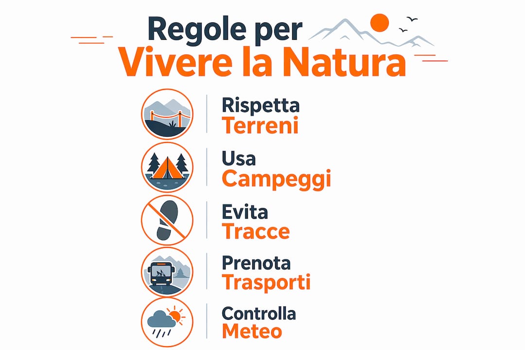 Infografica: come rispettare e godersi la natura in Islanda