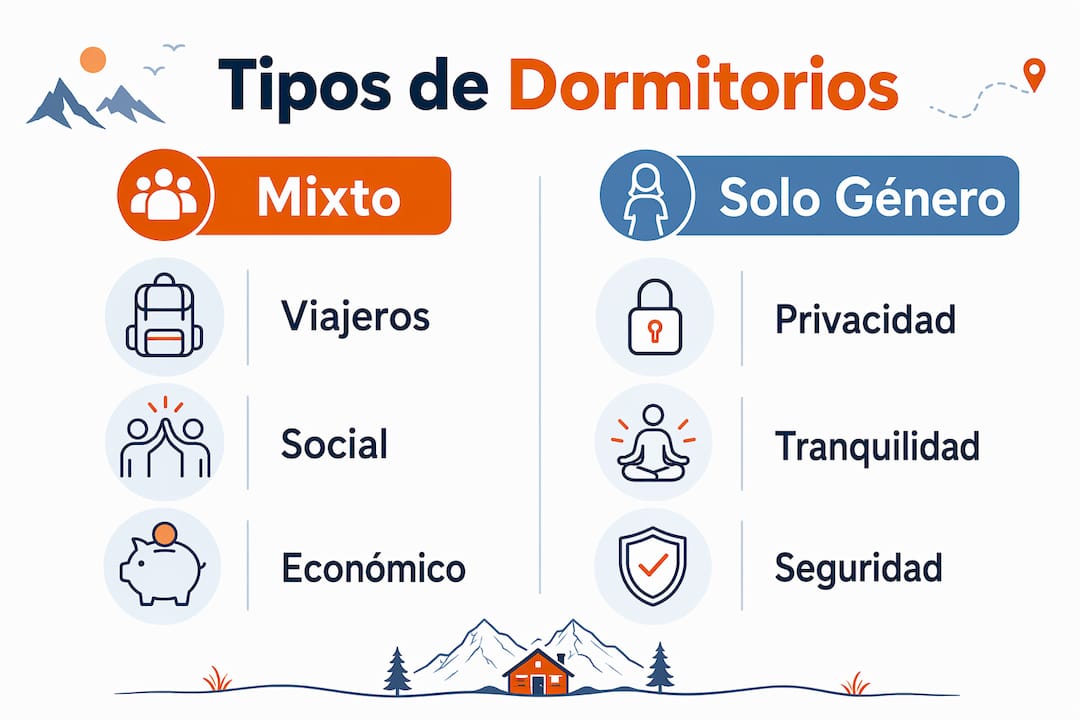Infografía: ¿Qué tipo de dormitorio compartido se adapta mejor a ti?