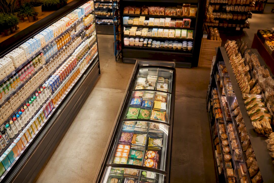 South Iceland supermarket vegan product selection