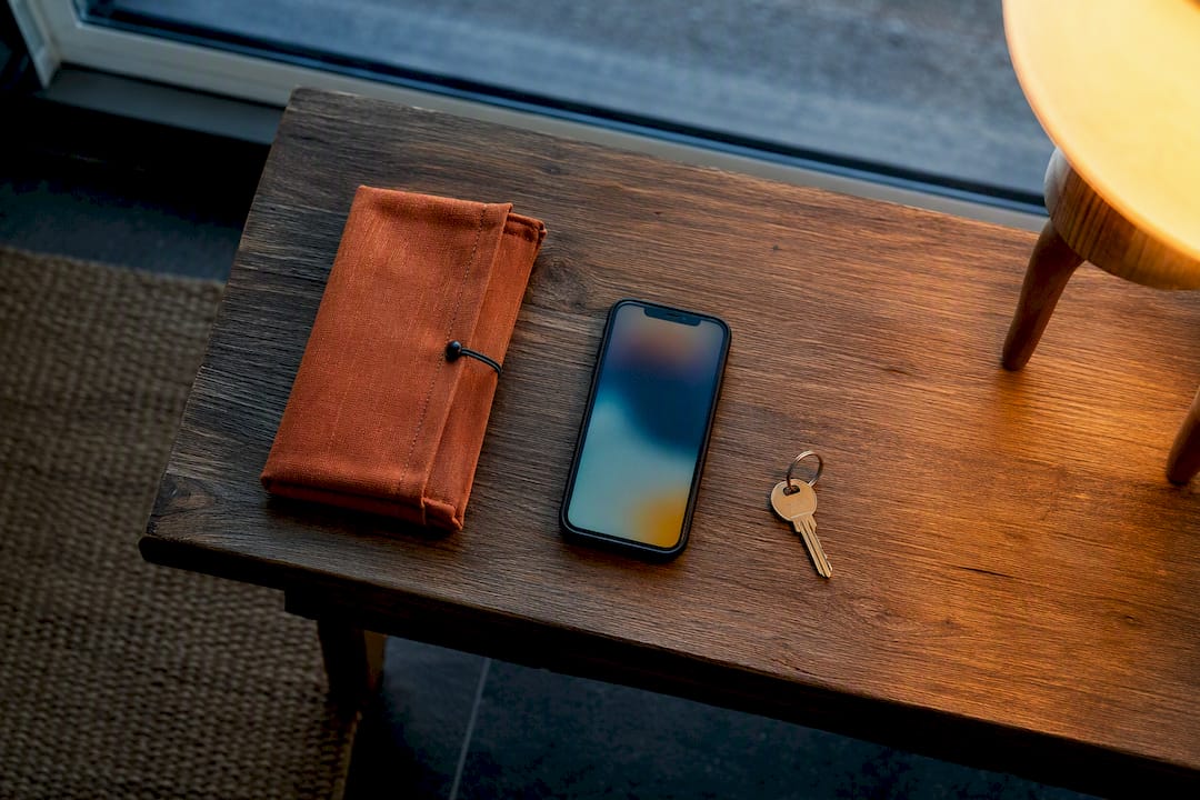 Travel essentials prepared for hostel arrival