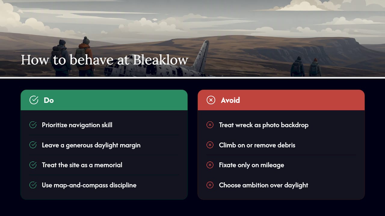 The Real Lesson From Bleaklow's Wreckage — overview diagram