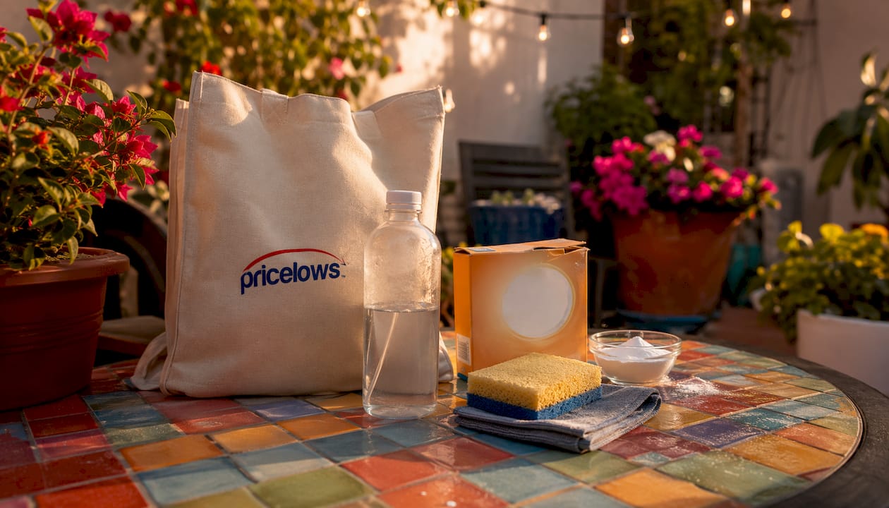 Starter cleaning kit with eco products and brand logo