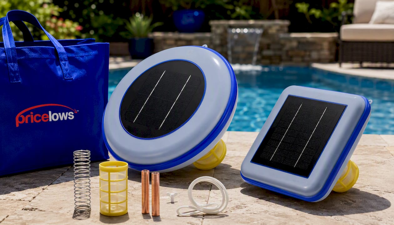 Solar Pool Ionizer | Purifies Up To 35,000 Gallons | Copper And Silver Ion Release | Model S6